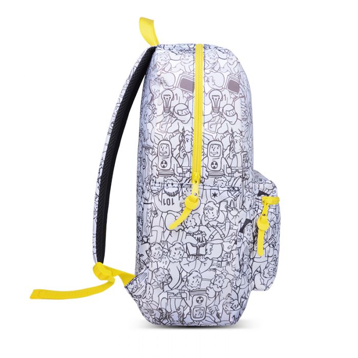 Detail Fallout Vault Boy Print Backpack Nomer 18