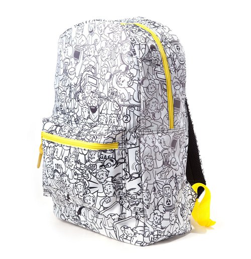 Detail Fallout Vault Boy Print Backpack Nomer 20