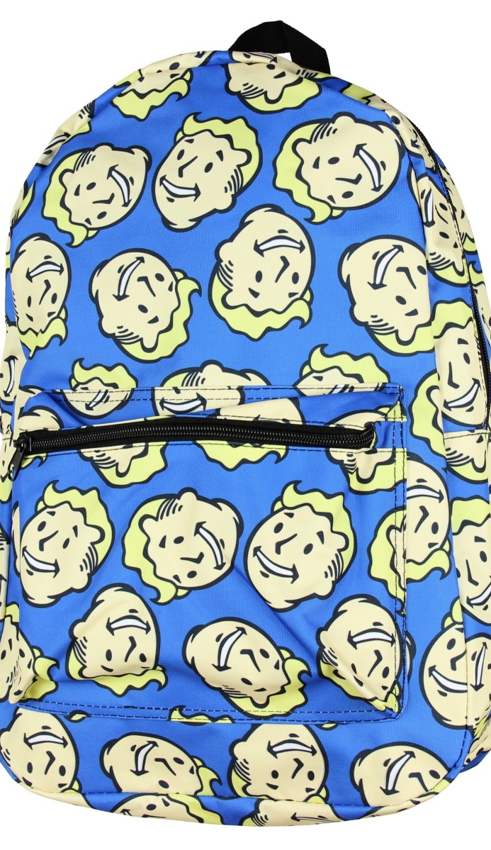 Detail Fallout Vault Boy Print Backpack Nomer 22