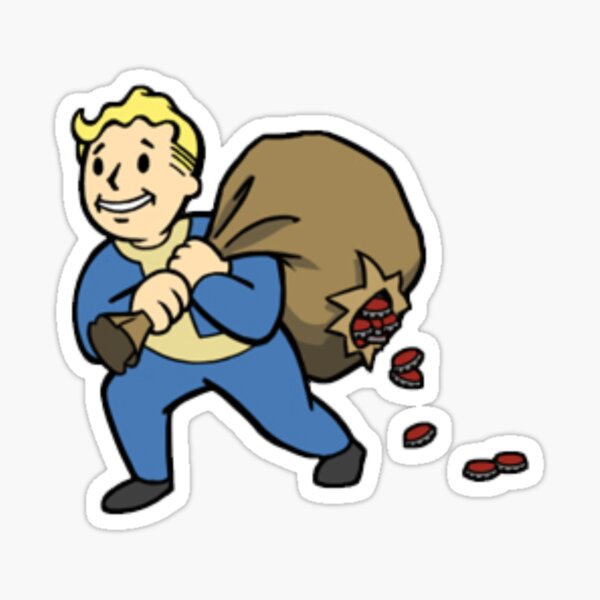 Detail Fallout Vault Boy Print Backpack Nomer 23
