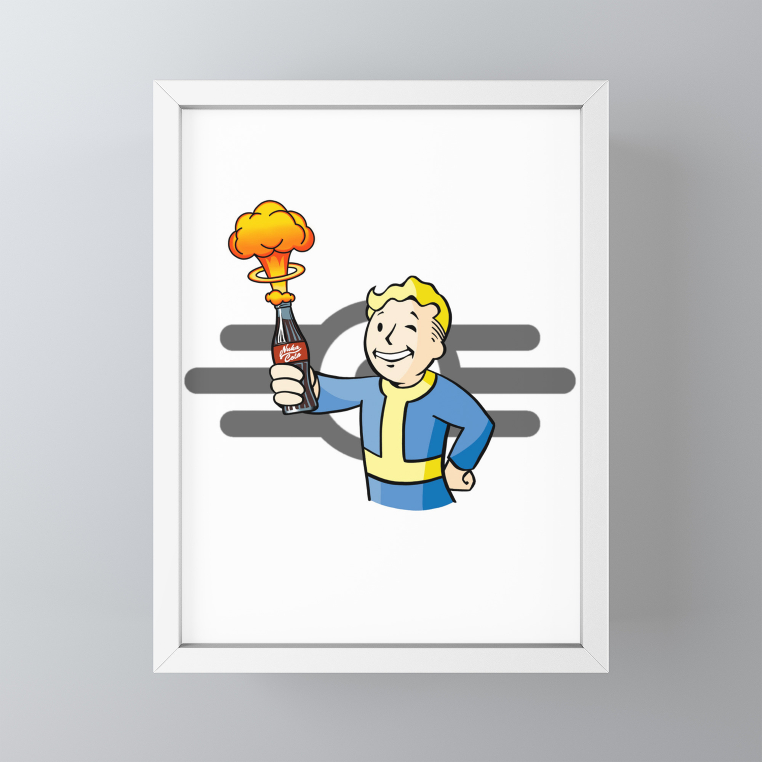 Detail Fallout Vault Boy Print Backpack Nomer 27