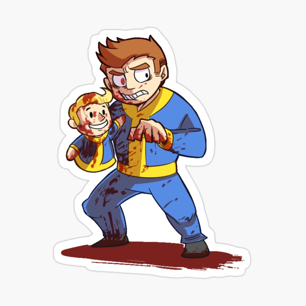 Detail Fallout Vault Boy Print Backpack Nomer 28