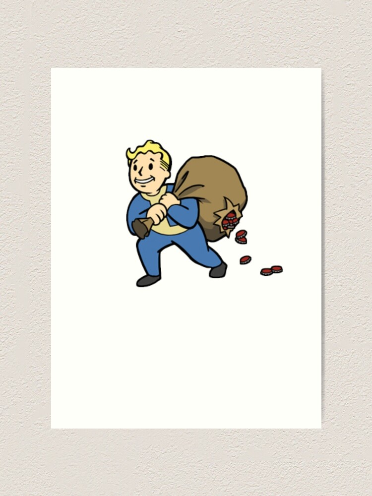 Detail Fallout Vault Boy Print Backpack Nomer 37
