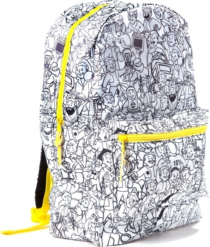 Detail Fallout Vault Boy Print Backpack Nomer 38