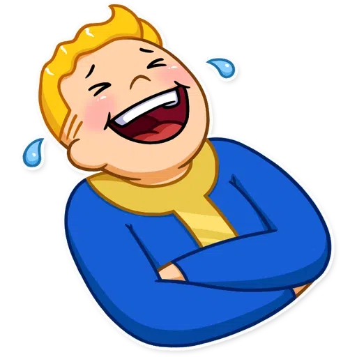 Detail Fallout Vault Boy Sticker Nomer 15