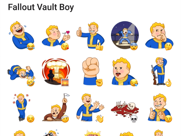 Detail Fallout Vault Boy Sticker Nomer 8