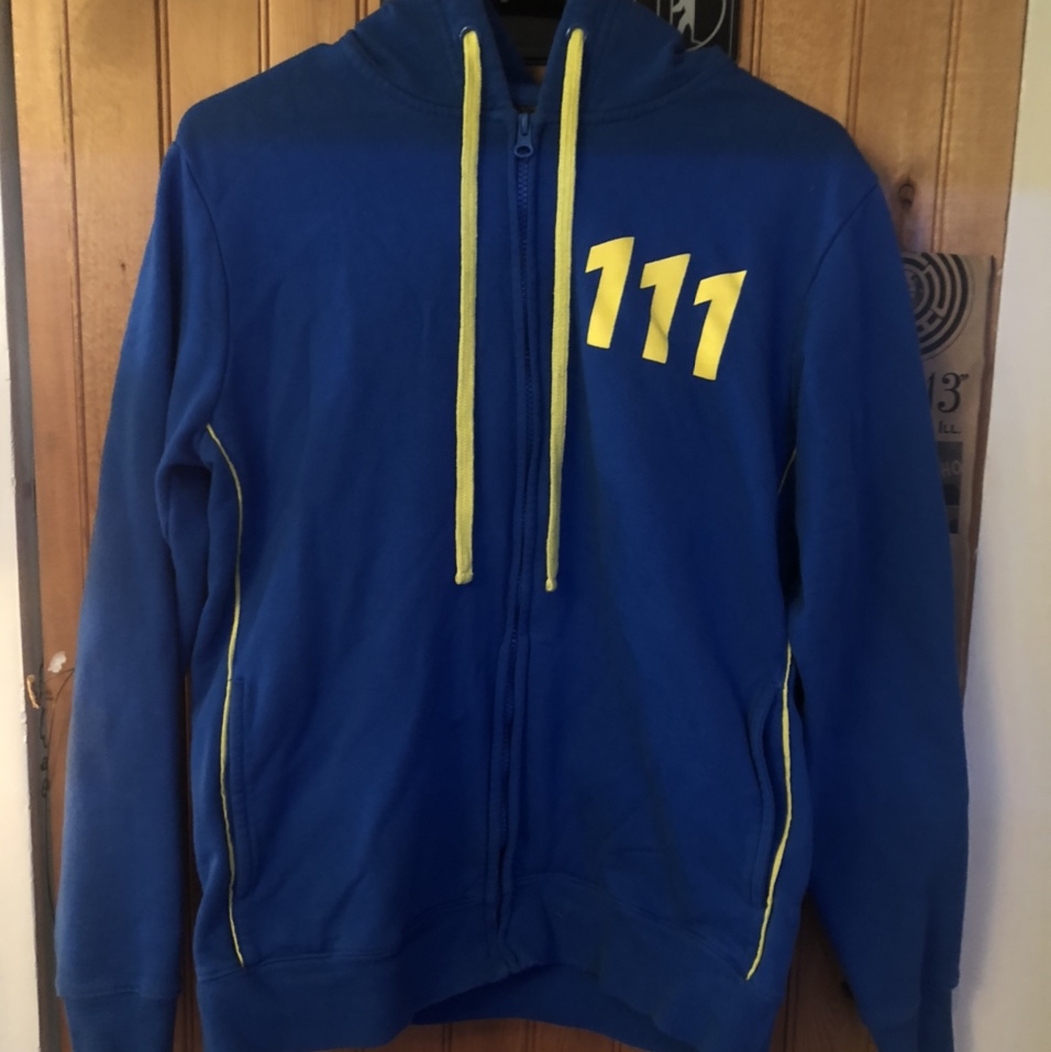 Detail Fallout Vault Suit Hoodie Nomer 13
