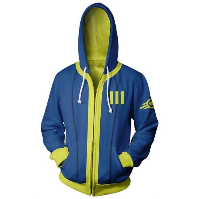 Detail Fallout Vault Suit Hoodie Nomer 5