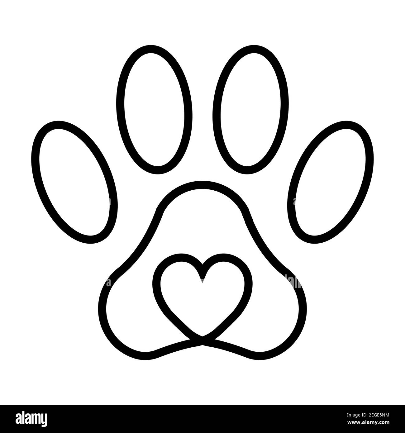 Detail Cat Paw Print Logo Nomer 12