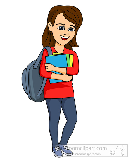 Detail College Student Clipart Nomer 6