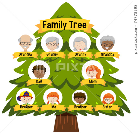 Detail Family Tree Contoh Pohon Keluarga Nomer 49