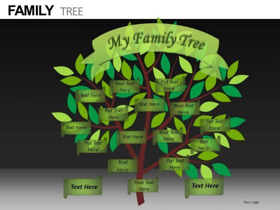 Detail Family Tree Template Ppt Nomer 14