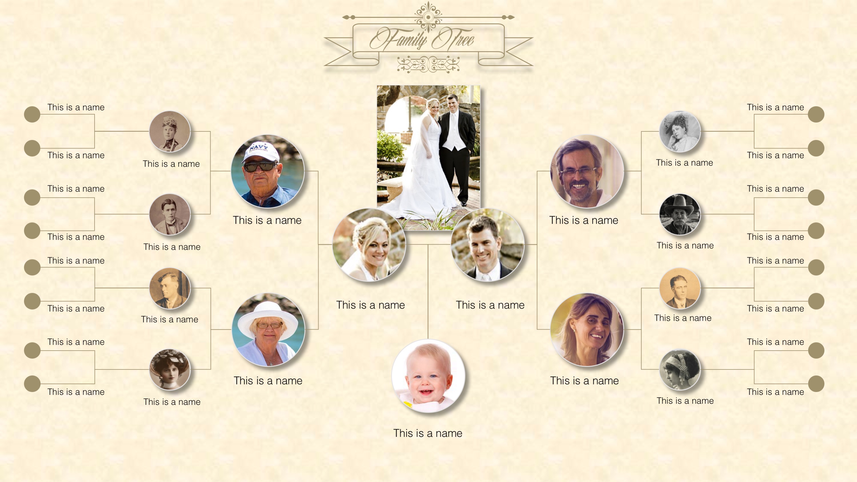 Detail Family Tree Template Ppt Nomer 3