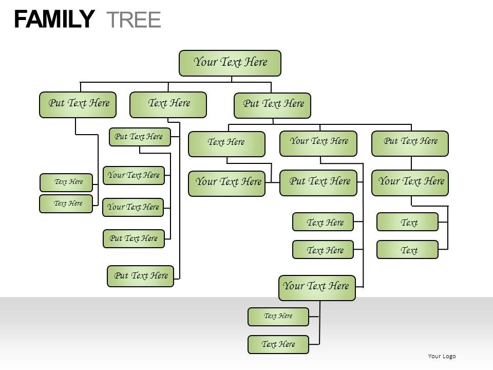 Detail Family Tree Template Ppt Nomer 25