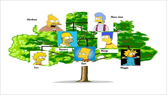 Detail Family Tree Template Ppt Nomer 47