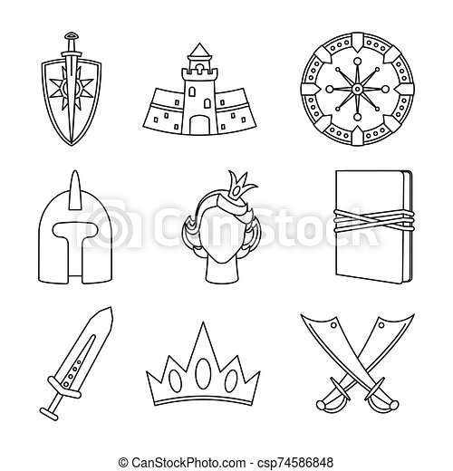 Detail Fantasy Clipart Black And White Nomer 47