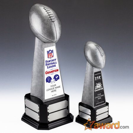 Detail Fantasy Football Trophy With Name Plates Nomer 5