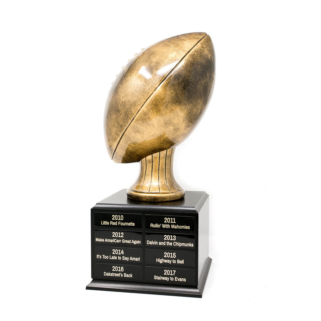 Detail Fantasy Football Trophy With Name Plates Nomer 10