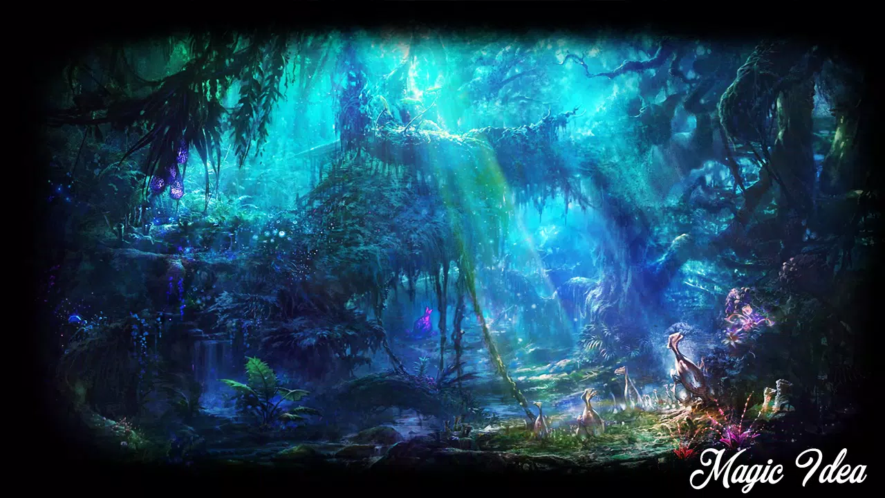Detail Fantasy Forest Wallpaper Nomer 29