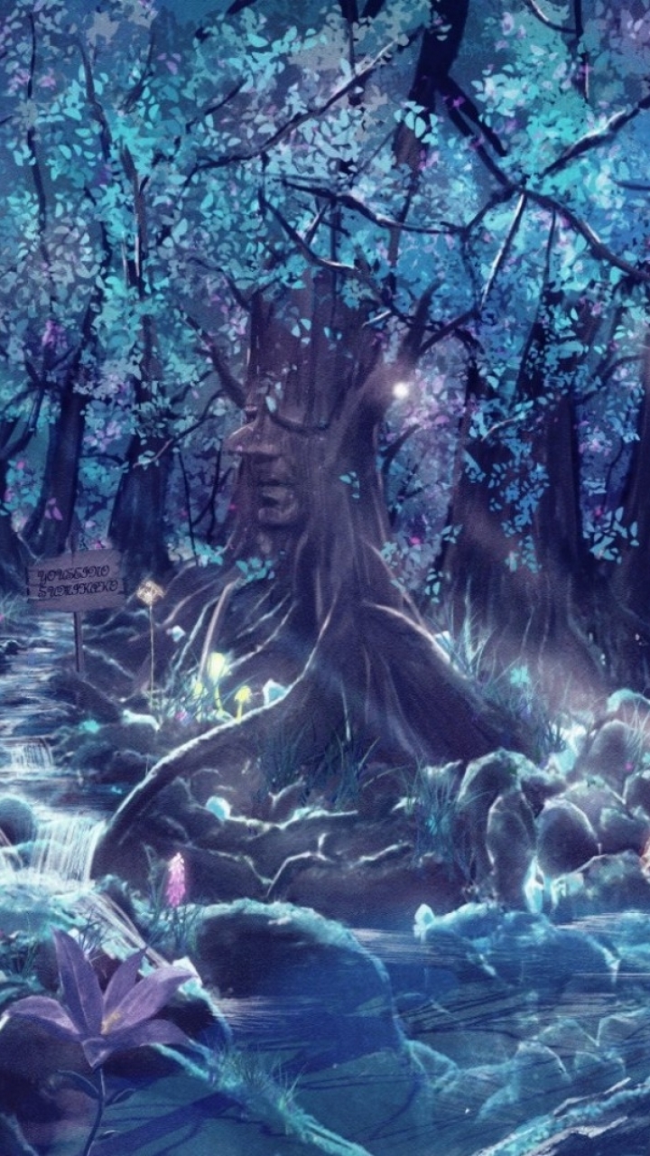 Detail Fantasy Forest Wallpaper Nomer 42