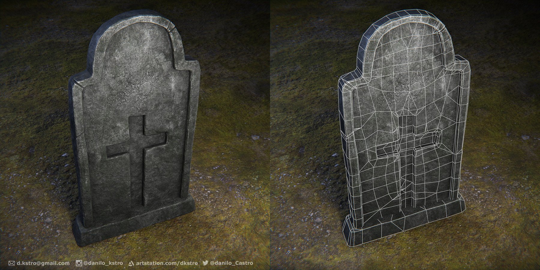 Detail Fantasy Tombstone Nomer 30