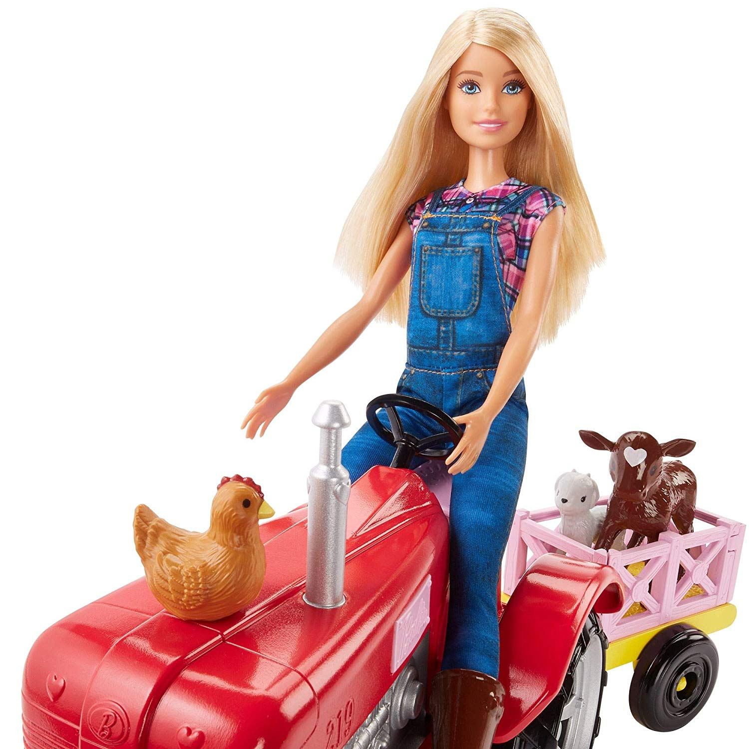 Detail Farmer Barbie With Tractor Nomer 21