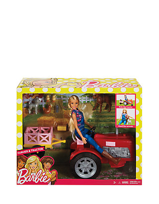 Detail Farmer Barbie With Tractor Nomer 22