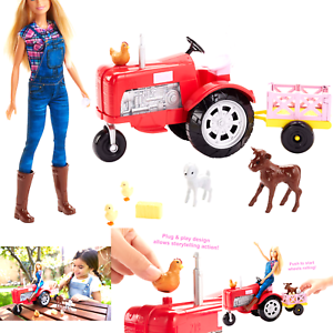 Detail Farmer Barbie With Tractor Nomer 39