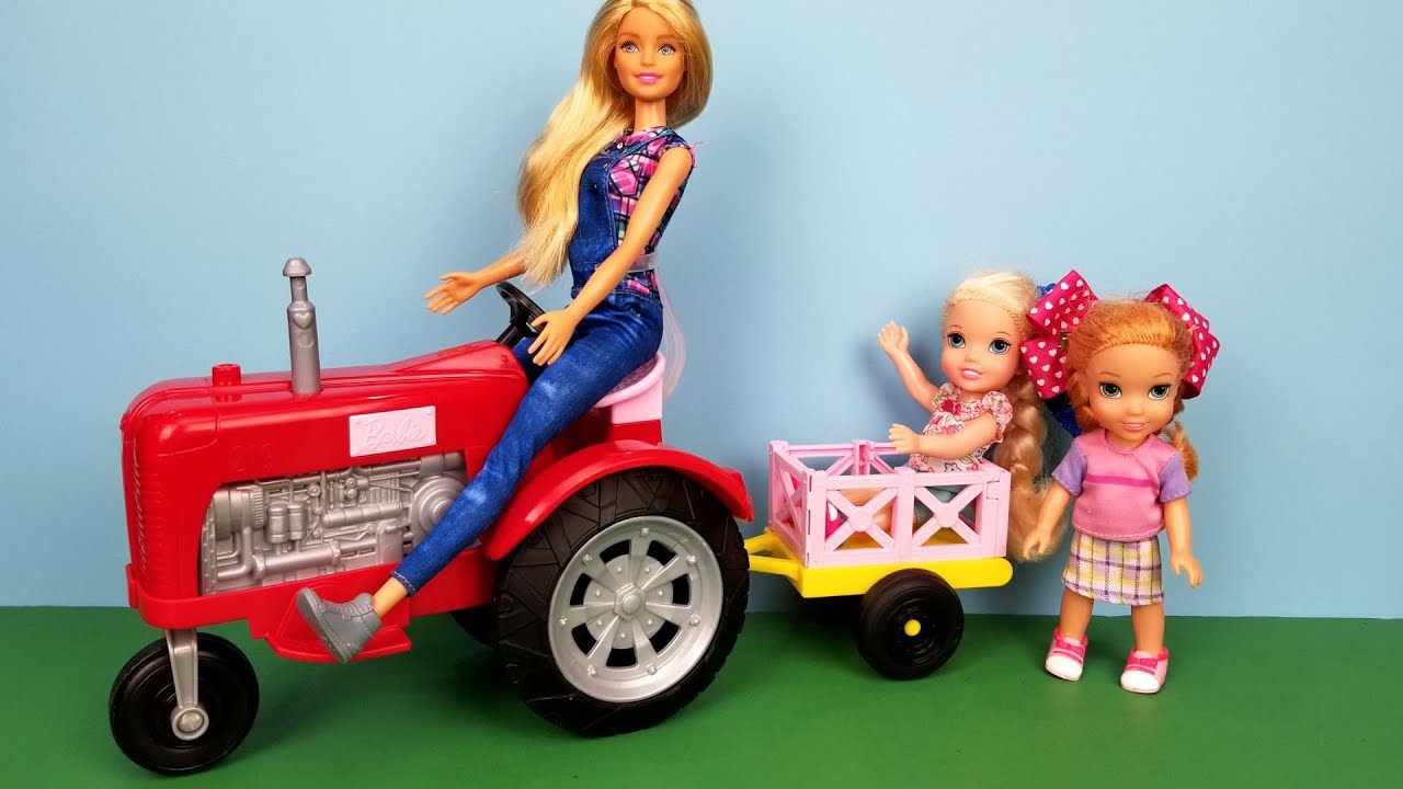 Detail Farmer Barbie With Tractor Nomer 48