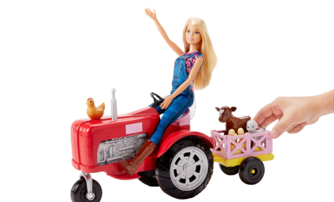 Detail Farmer Barbie With Tractor Nomer 6