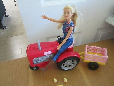 Detail Farmer Barbie With Tractor Nomer 54