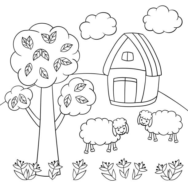 Detail Farmer Clipart Black And White Nomer 28