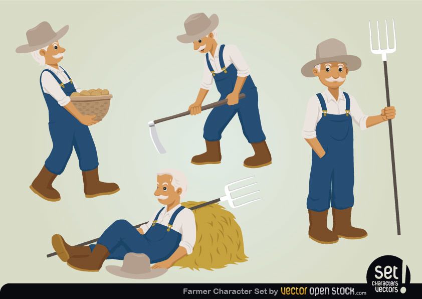 Detail Farmer Vector Png Nomer 17