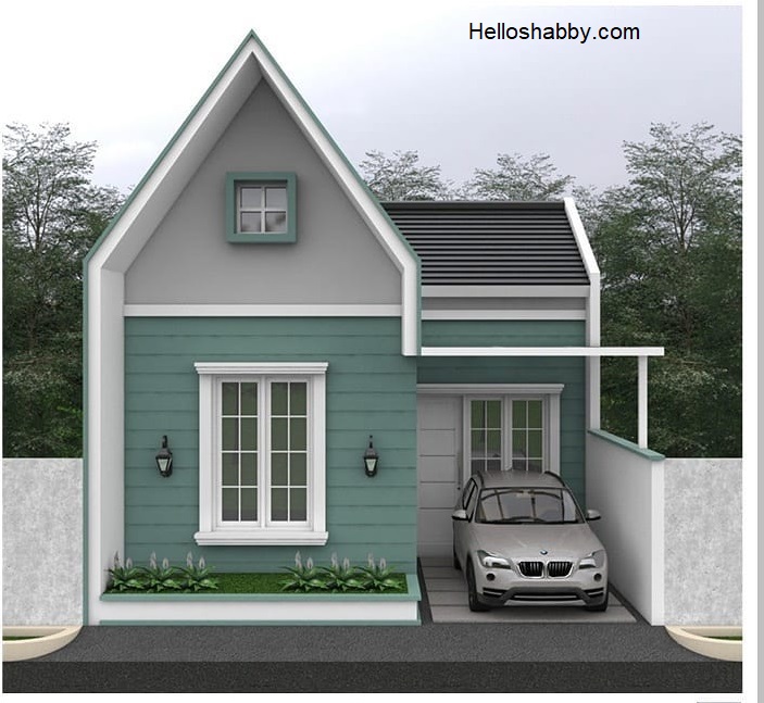 Detail Fasad Rumah American Style Nomer 19