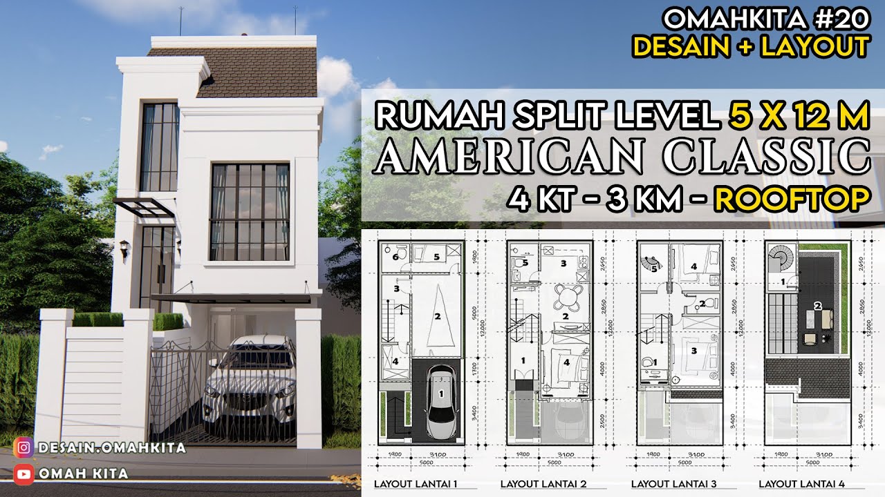 Detail Fasad Rumah American Style Nomer 20