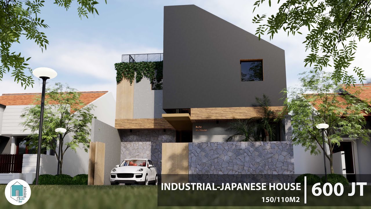 Detail Fasad Rumah Industrial Nomer 34