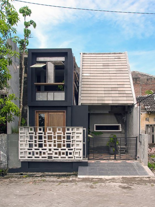 Detail Fasad Rumah Industrialis Nomer 12