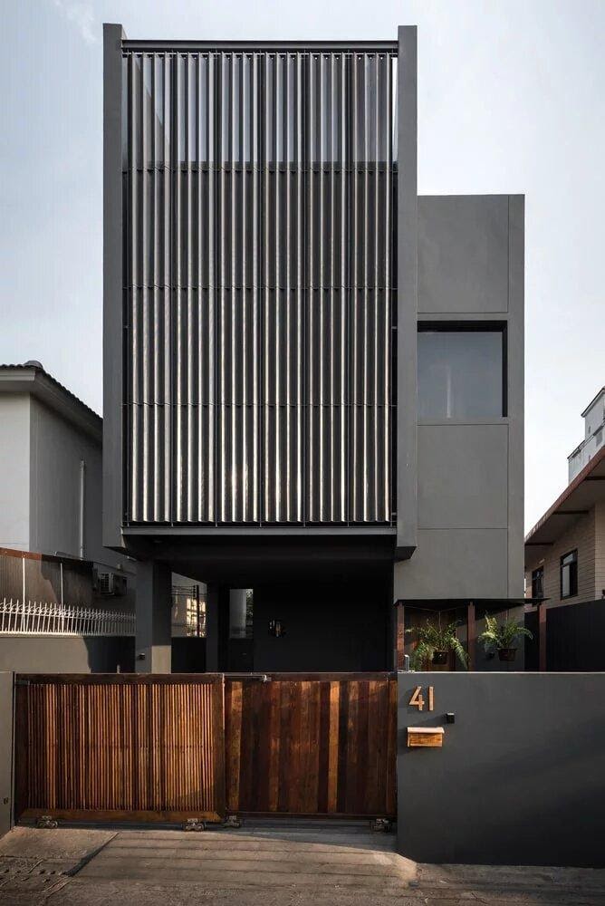 Detail Fasad Rumah Modern Minimalis Nomer 9