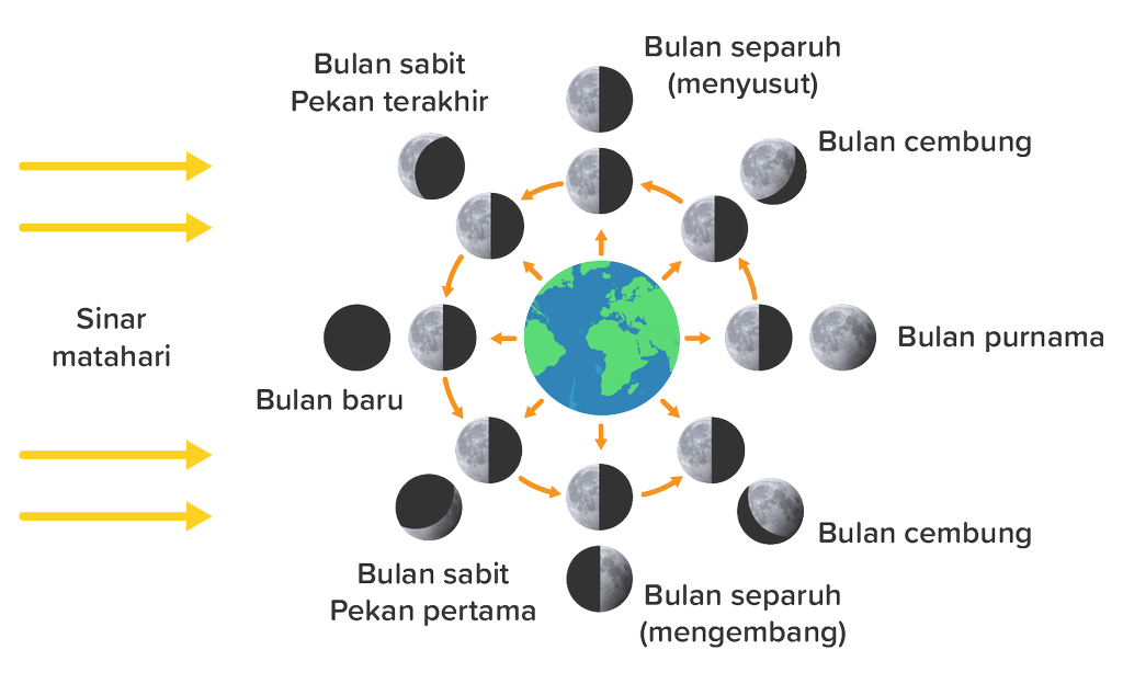 Detail Fase Bulan Dan Gambarnya Nomer 8