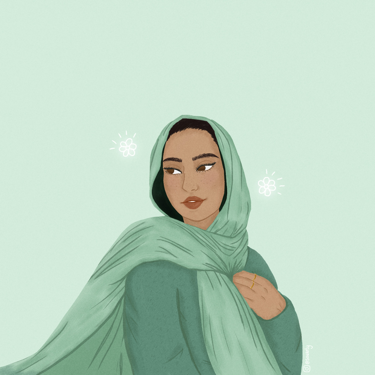 Detail Fashion Hijab Drawing Tumblr Nomer 3