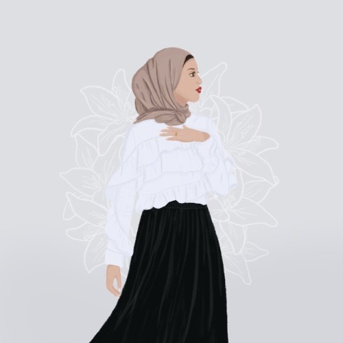 Detail Fashion Hijab Drawing Tumblr Nomer 6