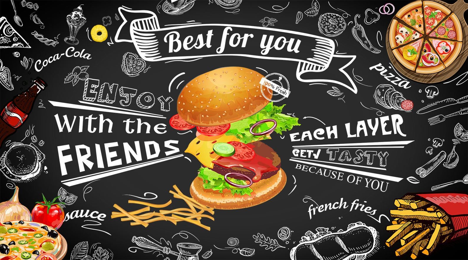 Fast Food Wallpaper - KibrisPDR