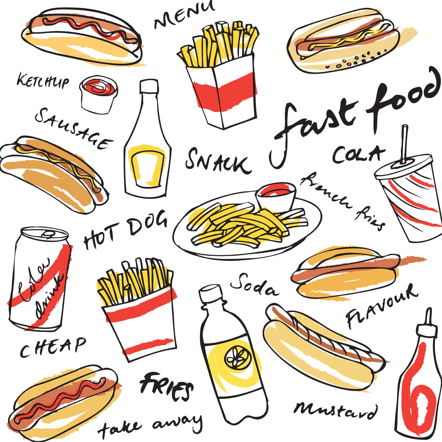 Detail Fast Food Wallpaper Nomer 28
