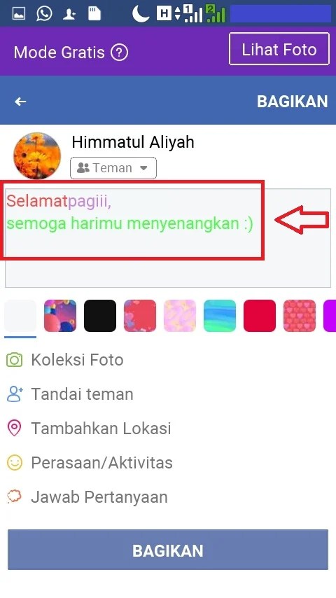 Detail Fb Warna Warni Nomer 8