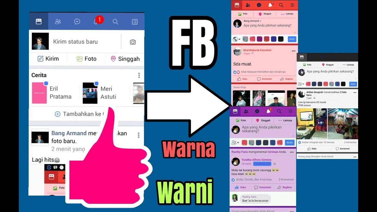 Detail Fb Warna Warni Nomer 4