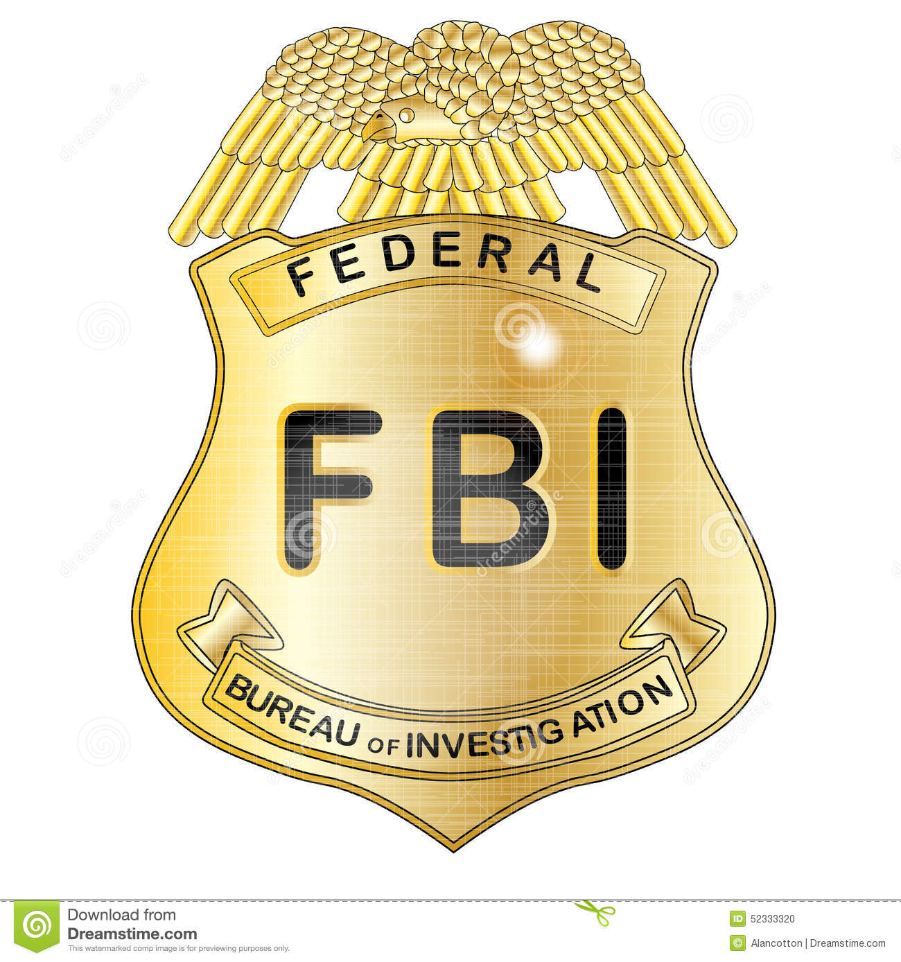 Fbi Badge Clipart - KibrisPDR