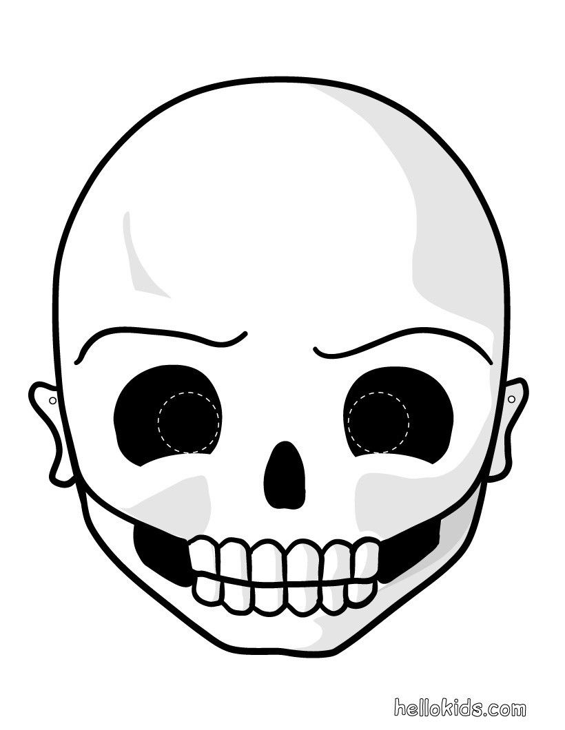 Detail Halloween Skelett Zum Ausdrucken Nomer 6