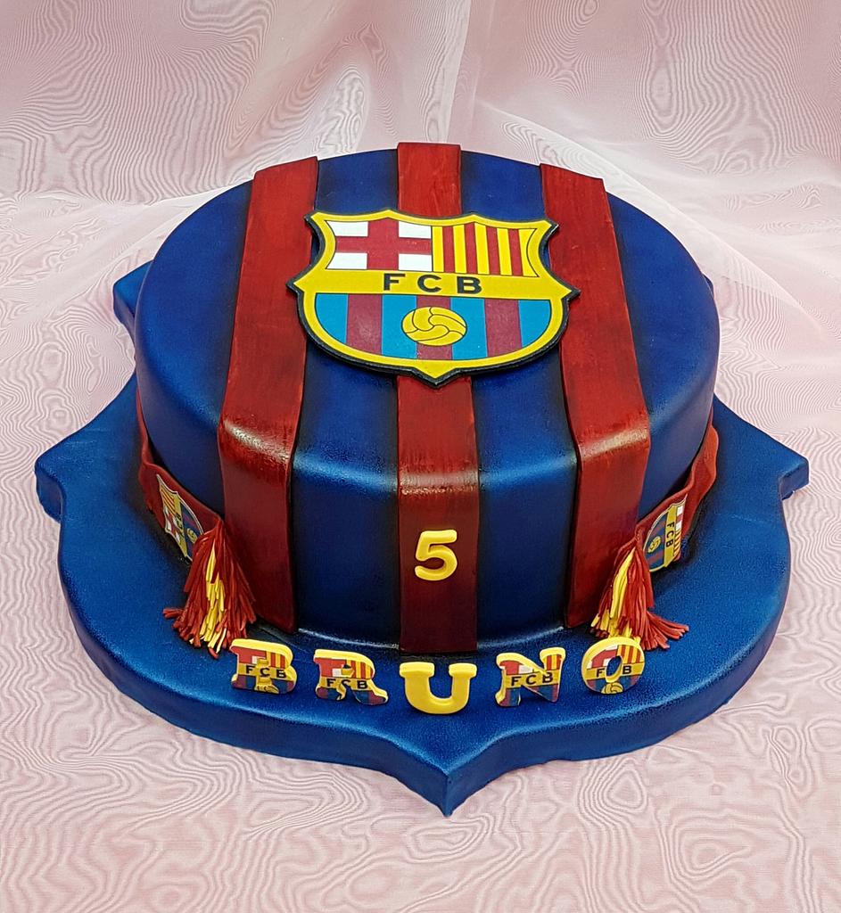 Detail Fc Barcelona Birthday Cake Nomer 3