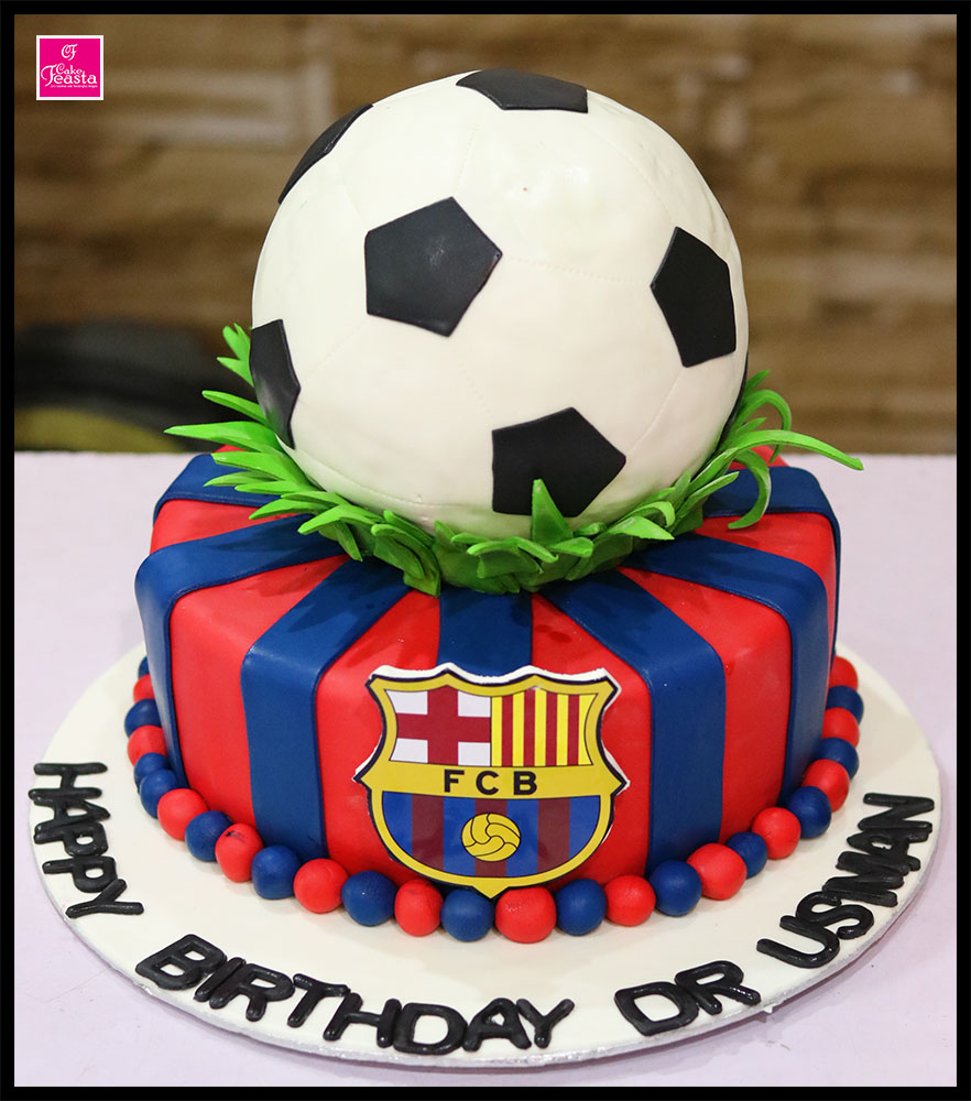 Detail Fc Barcelona Birthday Cake Nomer 6