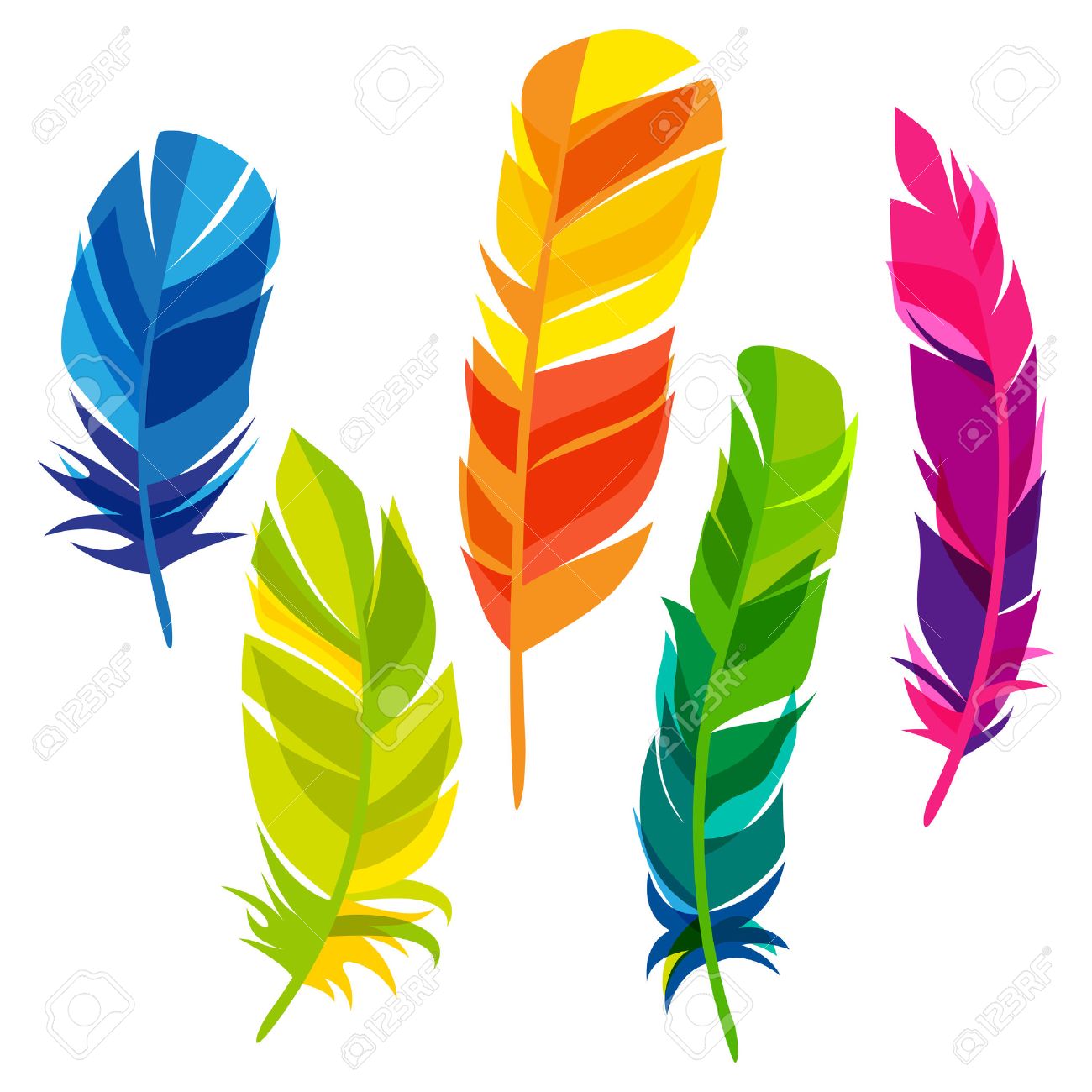 Detail Feather Clipart Transparent Background Nomer 31